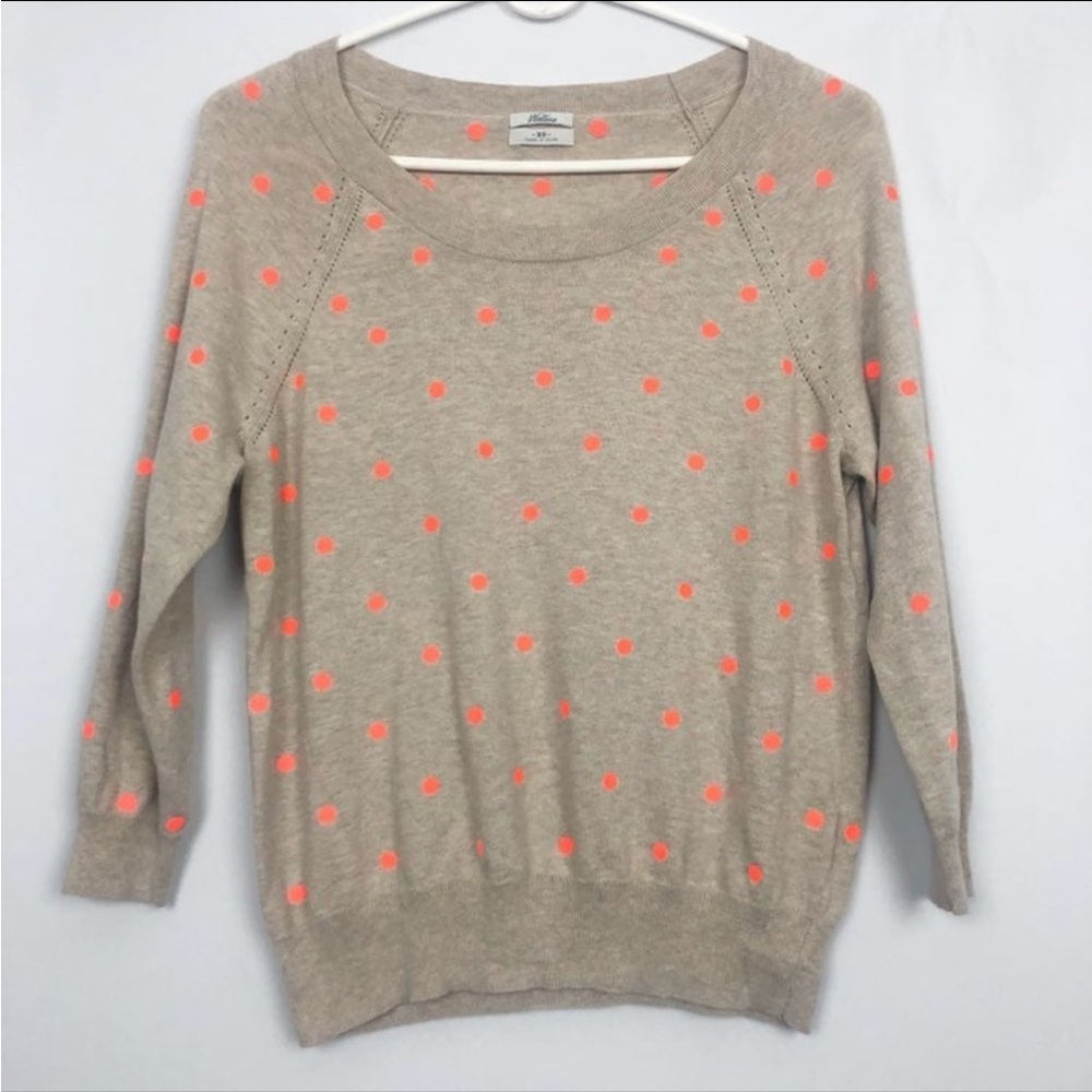 Madewell Wallace Brightspot Oatmeal Sweater